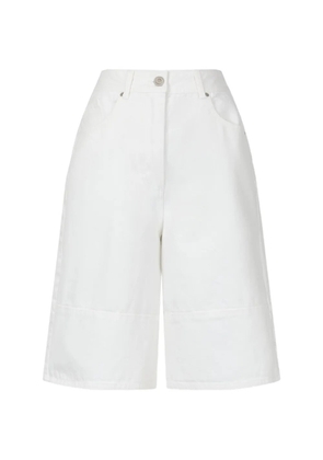 TOMBOY relaxed-fit denim shorts - White