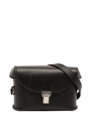 Saint Laurent Pre-Owned 2022 Leather Tuc Box crossbody bag - Black