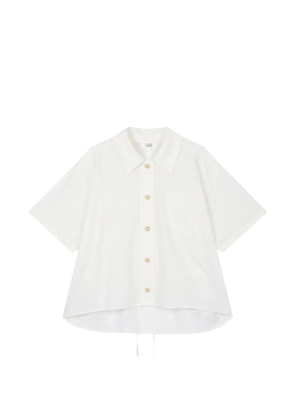 TOMBOY back-tie short-sleeve shirt - White