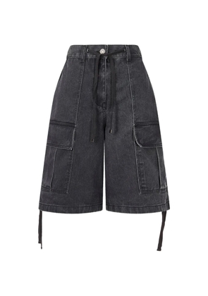 TOMBOY drawstring-hem cargo pants - Grey