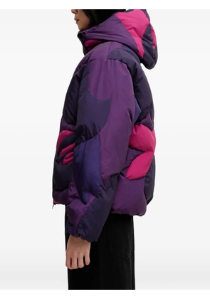 A BATHING APE® Mega Color Camo patterned hooded jacket - Purple