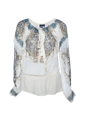 Just Cavalli Vintage leopard-print silk top - Neutrals
