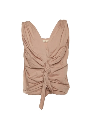 Marni Pre-Owned ruched sleeveless top - Pink