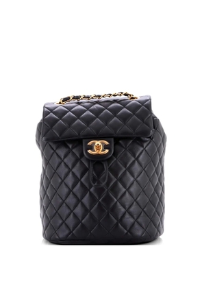 CHANEL Pre-Owned Urban Spirit Quilted Leather Small backpack - Black