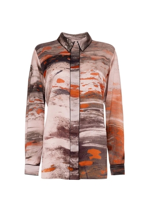 Roksanda Leonara brush-print shirt - Neutrals