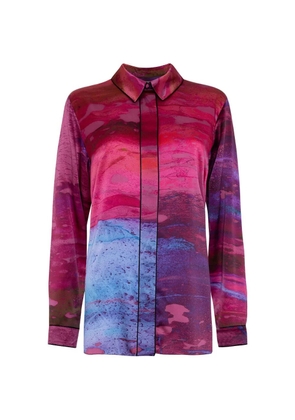 Roksanda Leonara abstract-print shirt - Pink