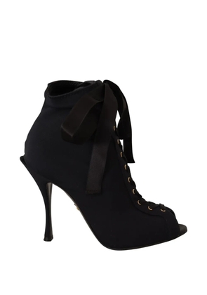 Dolce & Gabbana peep-toe heeled sandals - Black