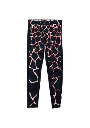 Roberto Cavalli Vintage Roberto Cavalli Black Denim Printed Detail Skinny Jeans S