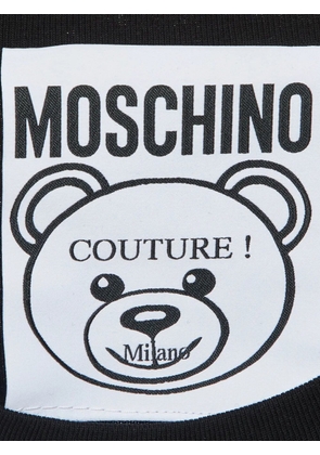 Moschino Pre-Owned Glitter Teddy Bear T-shirt - Black