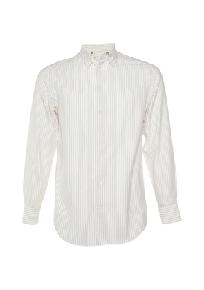 Armani Vintage striped button-down shirt - White
