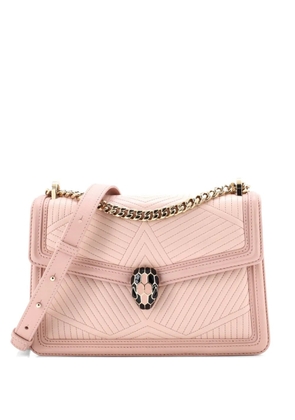 Bvlgari Pre-Owned Serpenti Forever Shoulder Bag Quilted Leather Small crossbody bag - Pink