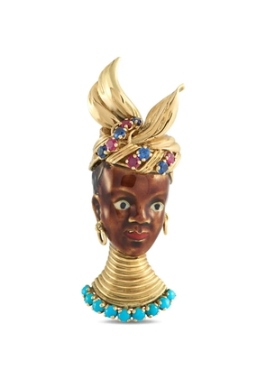 LB Exclusive multi-stone brooch - Gold