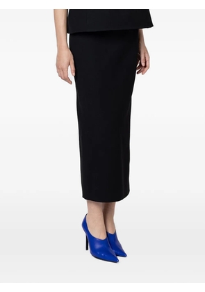 Roksanda Amel contrast-panel mid-length skirt - Black