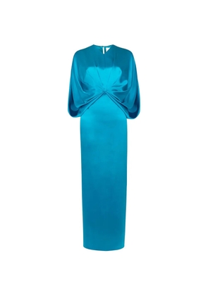 Roksanda Rani twisted-detail maxi dress - Blue