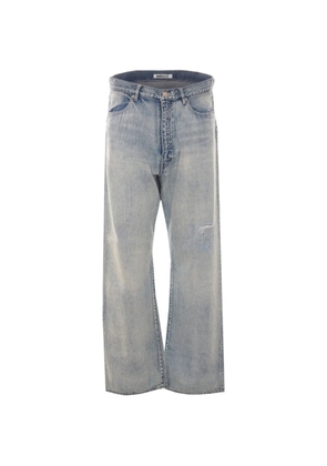 Auralee distressed-finish jeans - Blue
