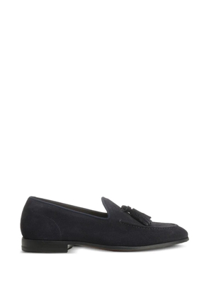 Al Duca D’Aosta 1902 tassel-detail suede loafers - Blue