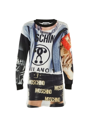 Moschino Pre-Owned Couture pop-art printed mini dress - Black