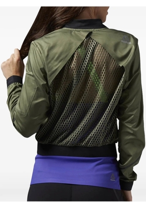 Reebok Cardio mesh-panelled jacket - Green