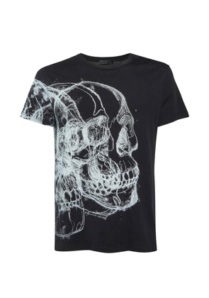 Alexander McQueen Pre-Owned Scribble Skull-print T-shirt - Black