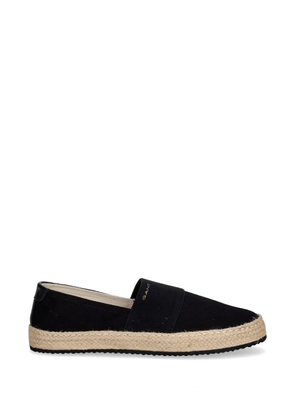 Gant elasticated-strap braided espadrilles - Black