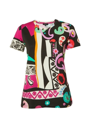 Etro Pre-Owned printed crew-neck T-shirt - Black