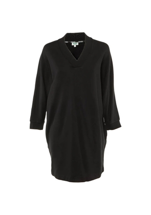 Kenzo Pre-Owned logo-print sweater dress - Black