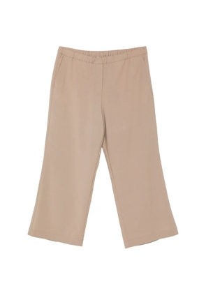 Marc O'Polo elasticated-waist wide-leg trousers - Brown