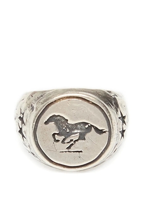 TWOJEYS Galloping signet ring - Grey
