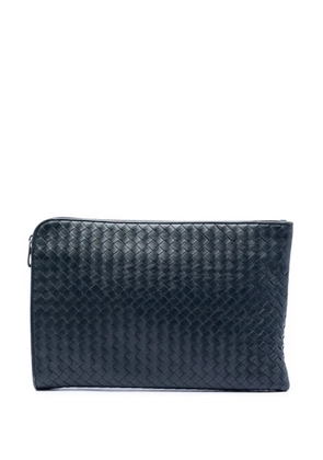 Bottega Veneta Pre-Owned 2012-2026 Nappa Intrecciato clutch bag - Blue