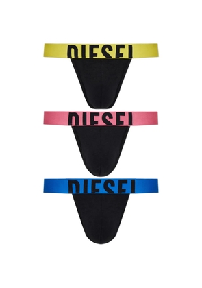 Diesel Fritz-D-Pop thongs (pack of three) - Black