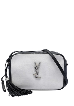 Saint Laurent Pre-Owned 2018 Canvas Monogram Lou Camera Bag crossbody bag - White