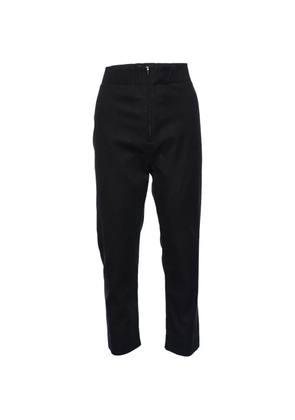 Marni Pre-Owned elasticated-waist zip-fastening trousers - Black