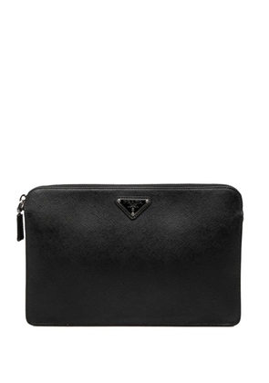 Prada Pre-Owned 2013-2025 Saffiano clutch bag - Black