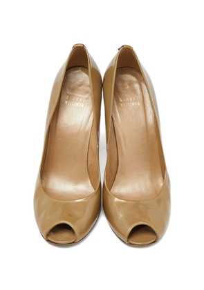 Stuart Weitzman peep-toe pumps - Neutrals