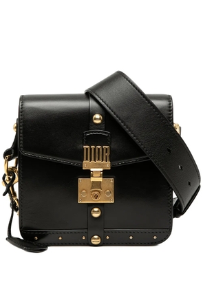 Christian Dior Pre-Owned 2017 Leather DiorAddict Square Flap crossbody bag - Black