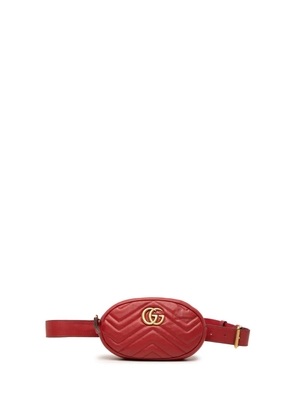 Gucci Pre-Owned 2016-2026 GG Marmont Matelasse Leather belt bag - Red