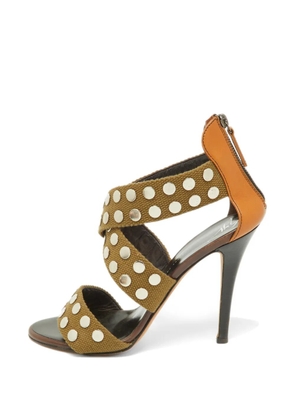 Giuseppe Zanotti Vintage studded strappy sandals - Green