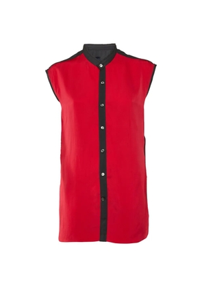 Lanvin Pre-Owned sleeveless button-front shirt - Pink