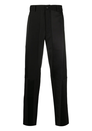Comme des Garçons Homme Plus panelled straight-leg trousers - Black