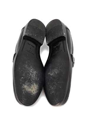 Louis Vuitton Pre-Owned Major logo loafers - Black