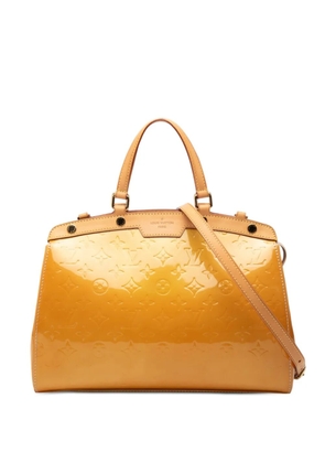Louis Vuitton Pre-Owned 2010 Monogram Vernis Brea MM satchel - Yellow