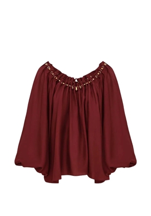 ZIMMERMANN Aster beaded blouse - Red