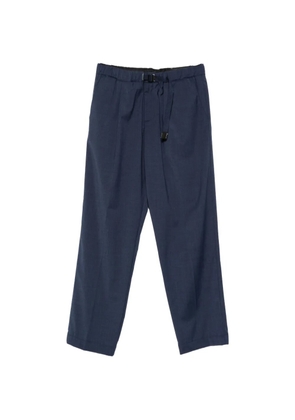 White Sand Alex F belted pleated trousers - Blue