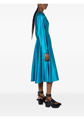 Roksanda Yelin asymmetric-hem midi dress - Blue
