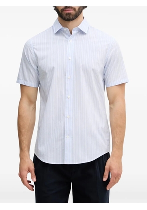 Gant vertical-stripe short-sleeve shirt - Blue
