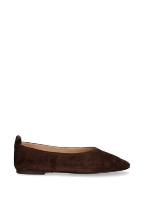 Gant suede almond-toe ballet flats - Brown
