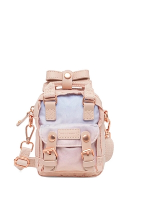 Doughnut Macaroon Tiny buckle-detail mini crossbody bag - Pink