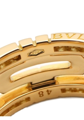 Bvlgari Pre-Owned Parentesi diamond ring - Gold