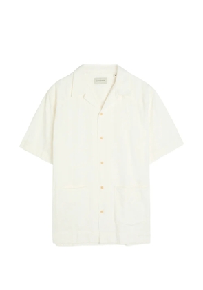 Oliver Spencer short-sleeve button-down cotton shirt - White