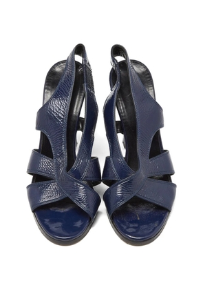Balenciaga Pre-Owned slingback sandals - Blue
